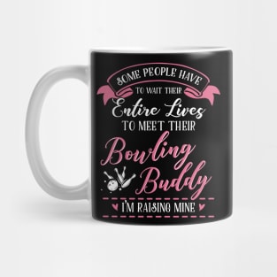 Mom Daughter Matching Bowling Shirts Mug